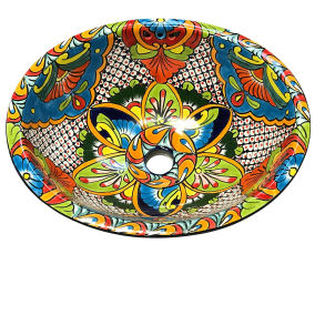 Hndvask - medium - Farverig med anemoner