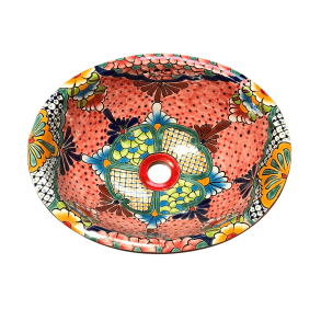 Hndvask - medium - Rosa med ananas detaljer