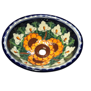 Hndvask - medium - Med solsikker og kallaer 