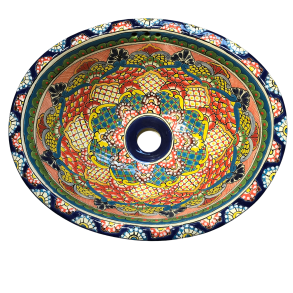 Hndvask - medium - Med farverige blomster og ananas detaljer