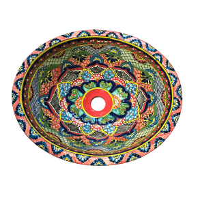 Hndvask - medium - Med farverige blomster og detaljer