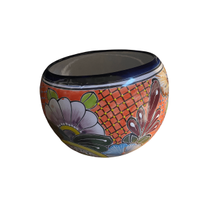 Maceta Bola - Plantekrukke med orange baggrund