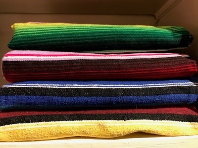 Stribede mexicanske t&aelig;pper