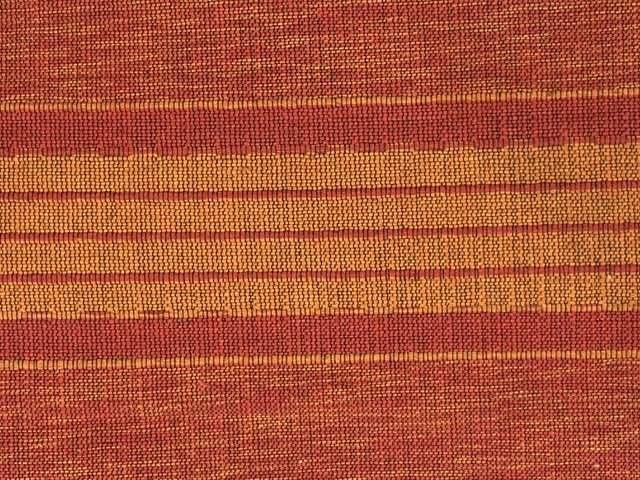 Orange og r&oslash;d stribet plaid