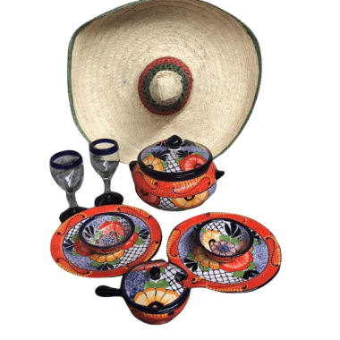 Talavera keramik, sk&aring;le og fade