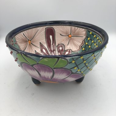 Molcajete, salsa skål med fødder - 17 cm i diameter