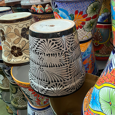 Mexicanske krukker og Talavera keramik