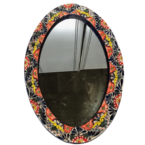 Spejl stort oval