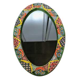 Spejl stort oval