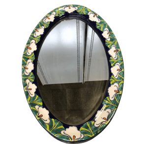Spejl stort oval