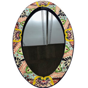 Spejl stort oval