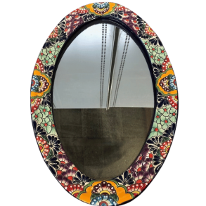 Spejl stort oval