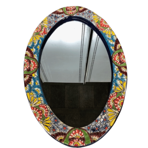 Spejl stort oval