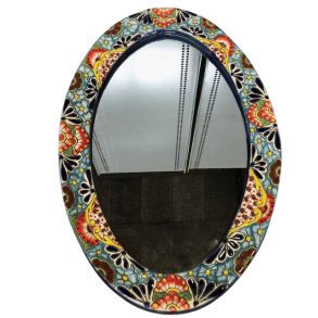 Spejl stort oval