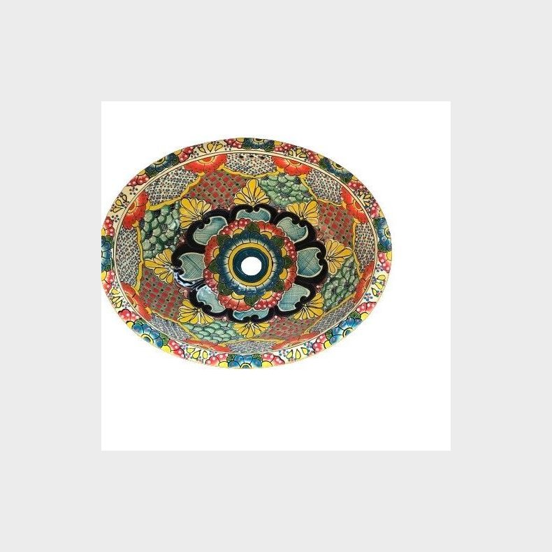 Hndvask stor - Multiflower Blue/yellow