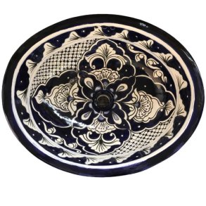 Hndvask - stor - sort/bl/hvide nuancer