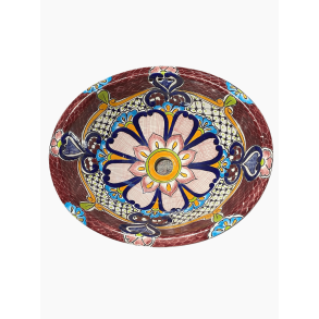 Hndvask - bordoux/bl farver - Medium