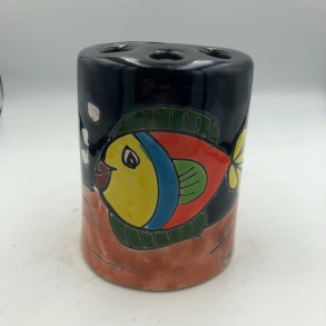 Tandbrstekrus m fisk