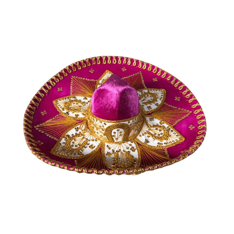 Sombrero - Pink/hvid