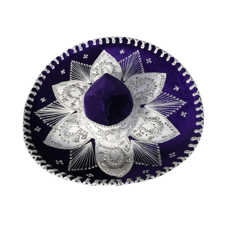 Sombrero - Mrkebl/Hvid