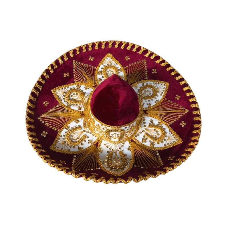 Sombrero - Bourdoux/hvid/guld