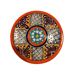 Plato trenche 26 cm - orange kant