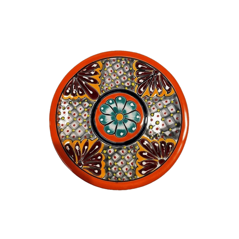 Plato trenche 26 cm - orange kant