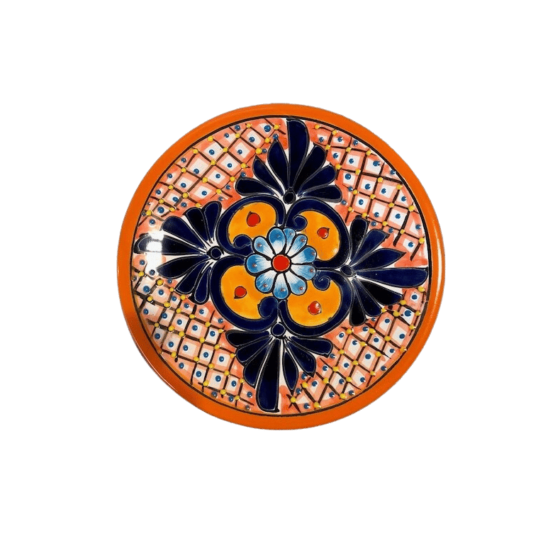 Plato trenche 26 cm - orange kant