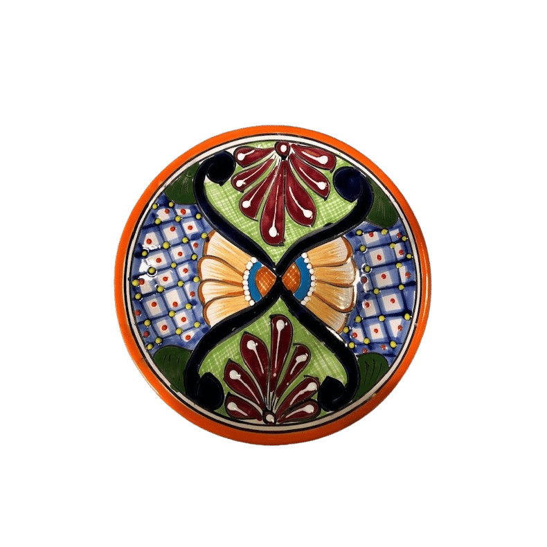 Plato trenche 26 cm - orange kant