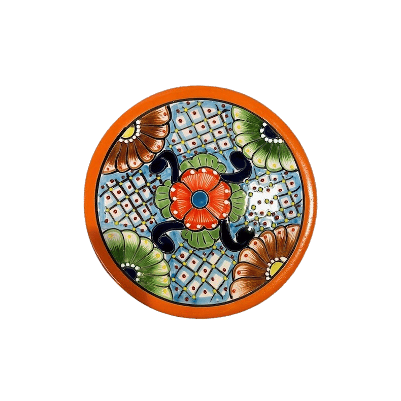 Plato trenche 26 cm - orange kant
