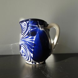 Kande  bl/hvid Talavera