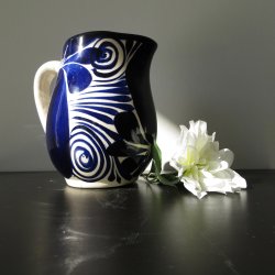 Kande  bl/hvid Talavera