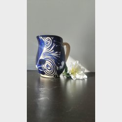 Kande  bl/hvid Talavera