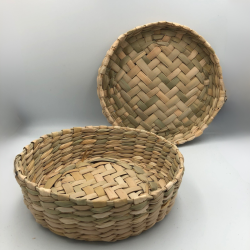 Flet kurv - med lg, lille