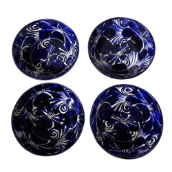 Skl 21 cm - bl/hvid - pris er pr. stk.