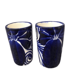 Tequilla kop, hj - bl/hvid - pris pr. stk.