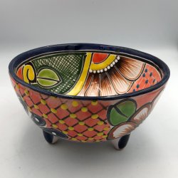 Molcajete salsa - Sort kant - 17 cm