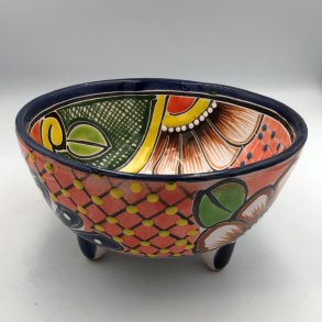 Molcajete salsa - Sort kant - 17 cm