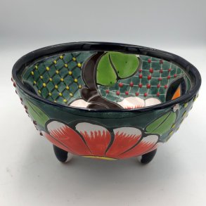 Molcajete salsa - Sort kant - 17 cm