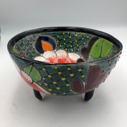 Molcajete salsa - Sort kant - 17 cm