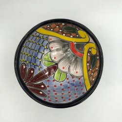 Molcajete salsa - Sort kant - 17 cm