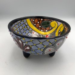 Molcajete salsa - Sort kant - 17 cm