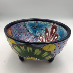 Molcajete salsa - Sort kant - 17 cm