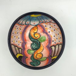 Molcajete salsa - Sort kant - 17 cm