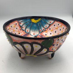 Molcajete salsa - Sort kant - 17 cm