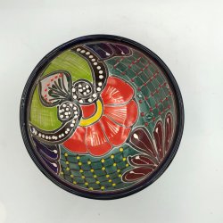 Molcajete salsa - Sort kant - 17 cm