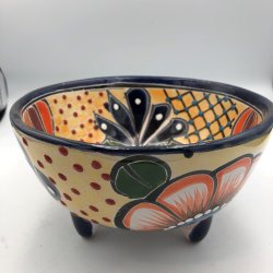 Molcajete salsa - Sort kant - 17 cm