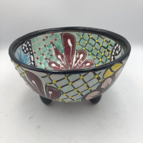 Molcajete salsa - Sort kant - 17 cm