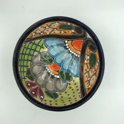 Molcajete salsa - Sort kant - 17 cm