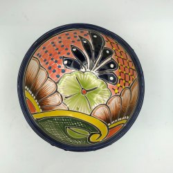 Molcajete salsa - Sort kant - 17 cm